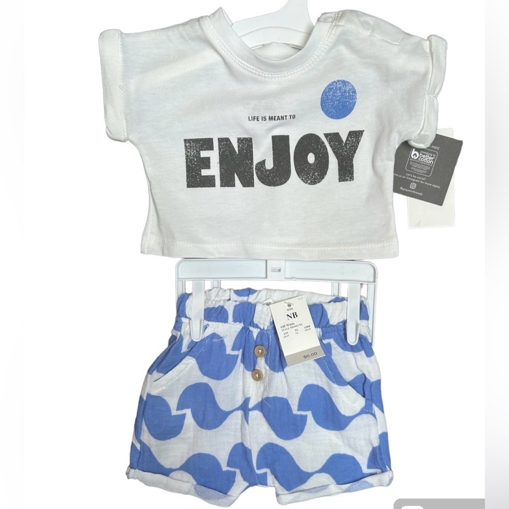 Infant “Life is Meant to Enjoy” 2pc outfit - NWT